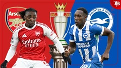 Trực tiếp Arsenal vs Brighton, 22h00 ngày 27/12